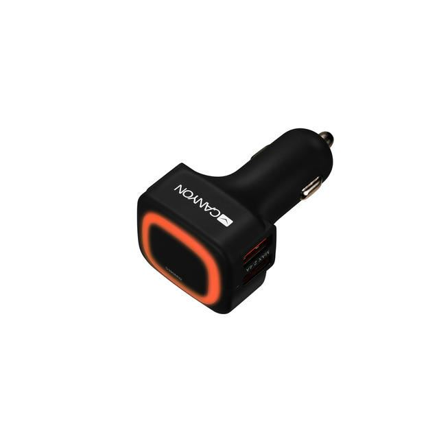 Canyon CNE-CCA05B autós töltő 4xUSB, 4.8A (CNE-CCA05B)-0
