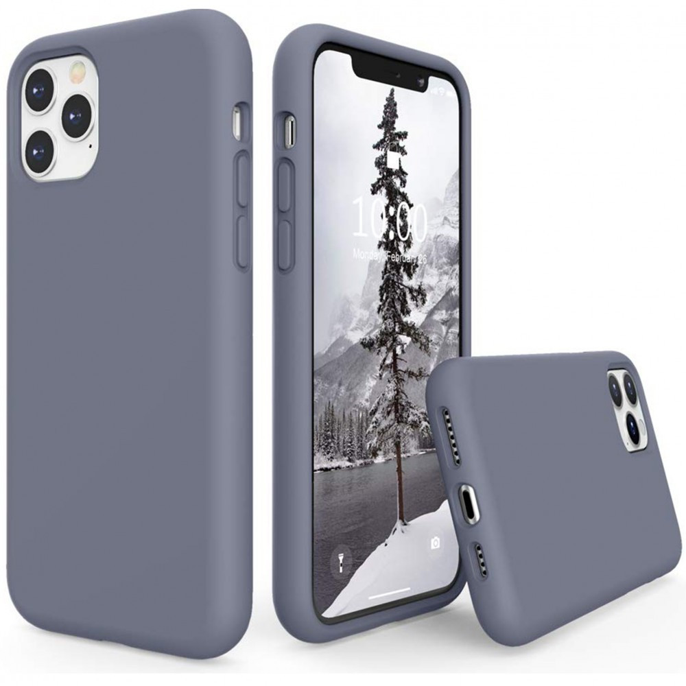 Huawei Honor 10X Lite, Szilikon tok, Wooze Liquid Silica Gel, leander-szürke (116240)-0