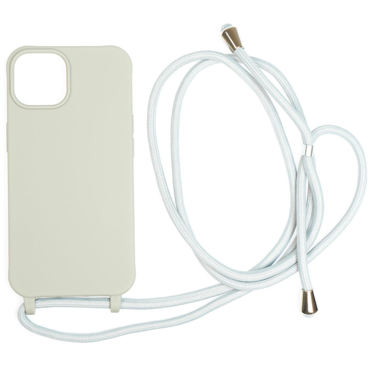 Mobile Origin Lanyard Case Light Grey iPhone 14 tok (LYC-S-LGR-14)-0