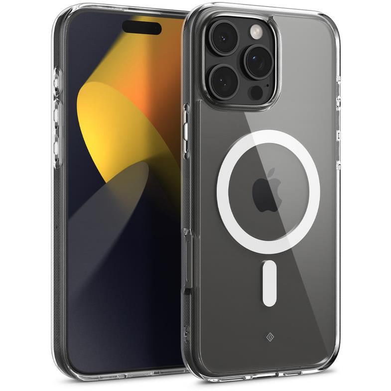 Caseology by Spigen Capella MagSafe Clear White iPhone 16 Pro Max tok (ACS08052)-0