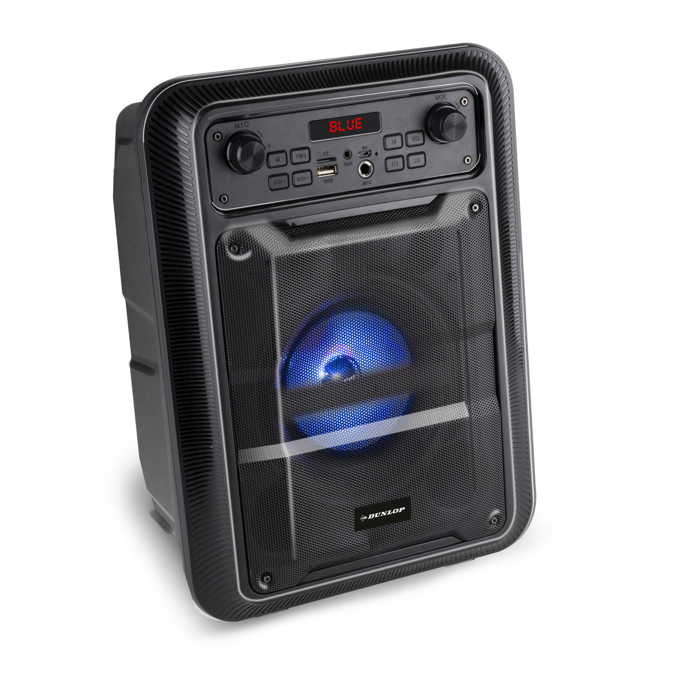 Dunlop 182209 Hordozható bluetooth hangszóró - Fekete (182209)-0