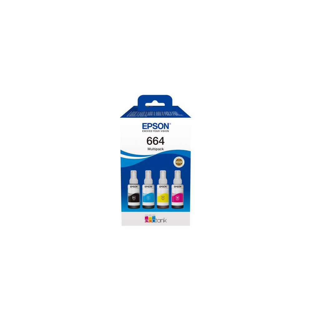 Epson C13T66464A tintapatron 4 dB Kompatibilis Fekete, Cián, Magenta, Sárga (C13T66464A)-0