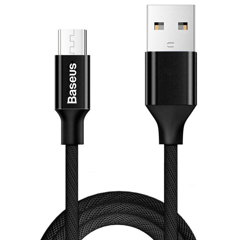 Baseus Yiven USB - Micro USB kábel 2A, 1.5m, fekete (CAMYW-B01) (CAMYW-B01)-0