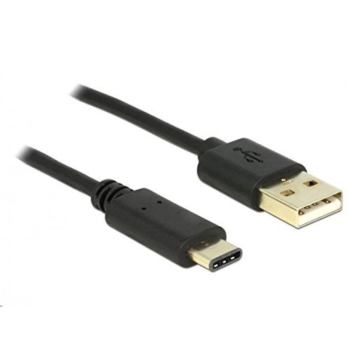 Delock 83327 USB 2.0 Type-A > USB Type-C 2.0 kábel, 2m, fekete (83327)-0