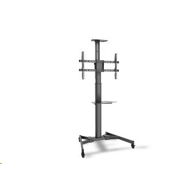 Digitus gurulós TV állvány max. 70'', max. 50kg, VESA max. 600x400 fekete (DA-90370) (DA-90370)-0