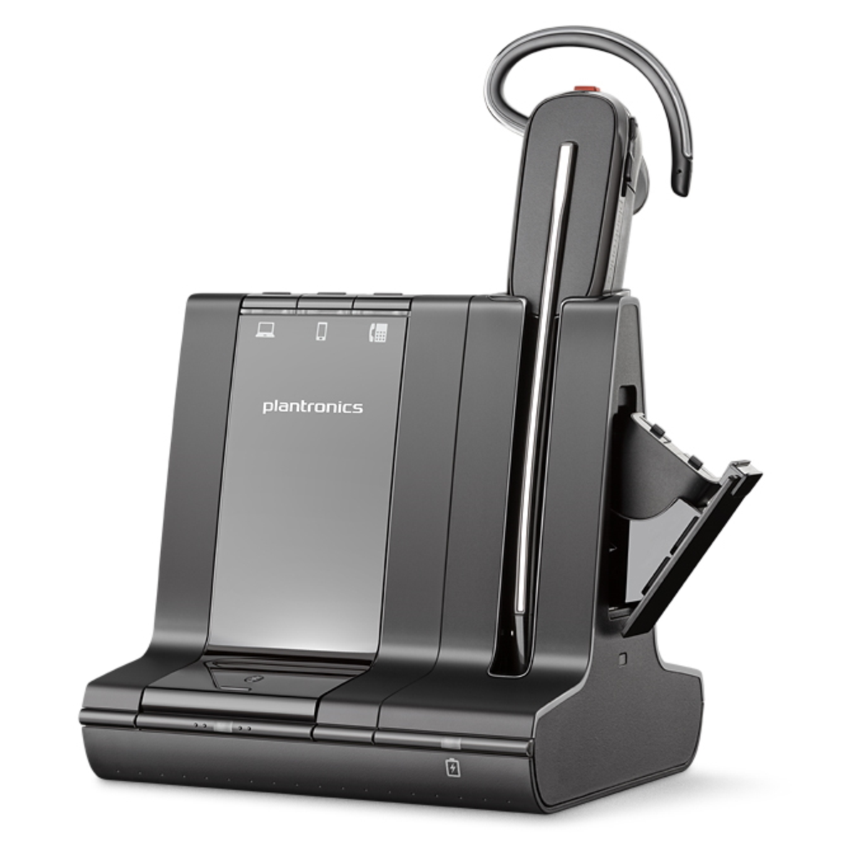 HP Poly Savi 8245 Savi Office Wireless Headset + Töltőállvány - Fekete (8D3H1AA#ABB)-0