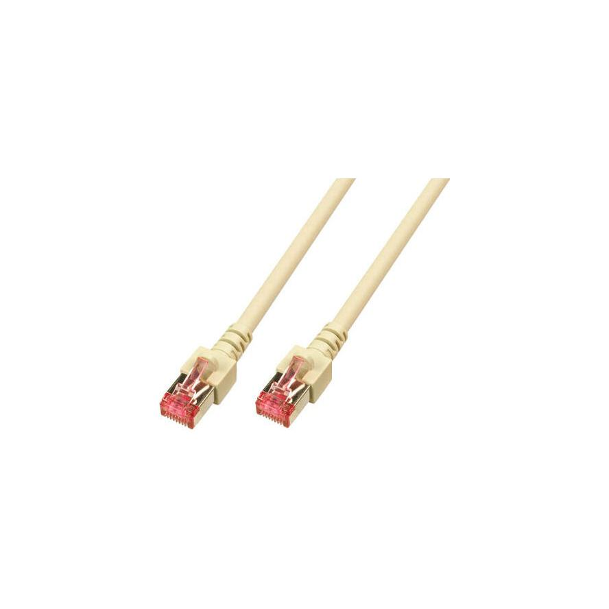 EFB RJ45 Patchkabel S/FTP, Cat.6, LSZH, 0,5m, grau (K5510.0,5)-0