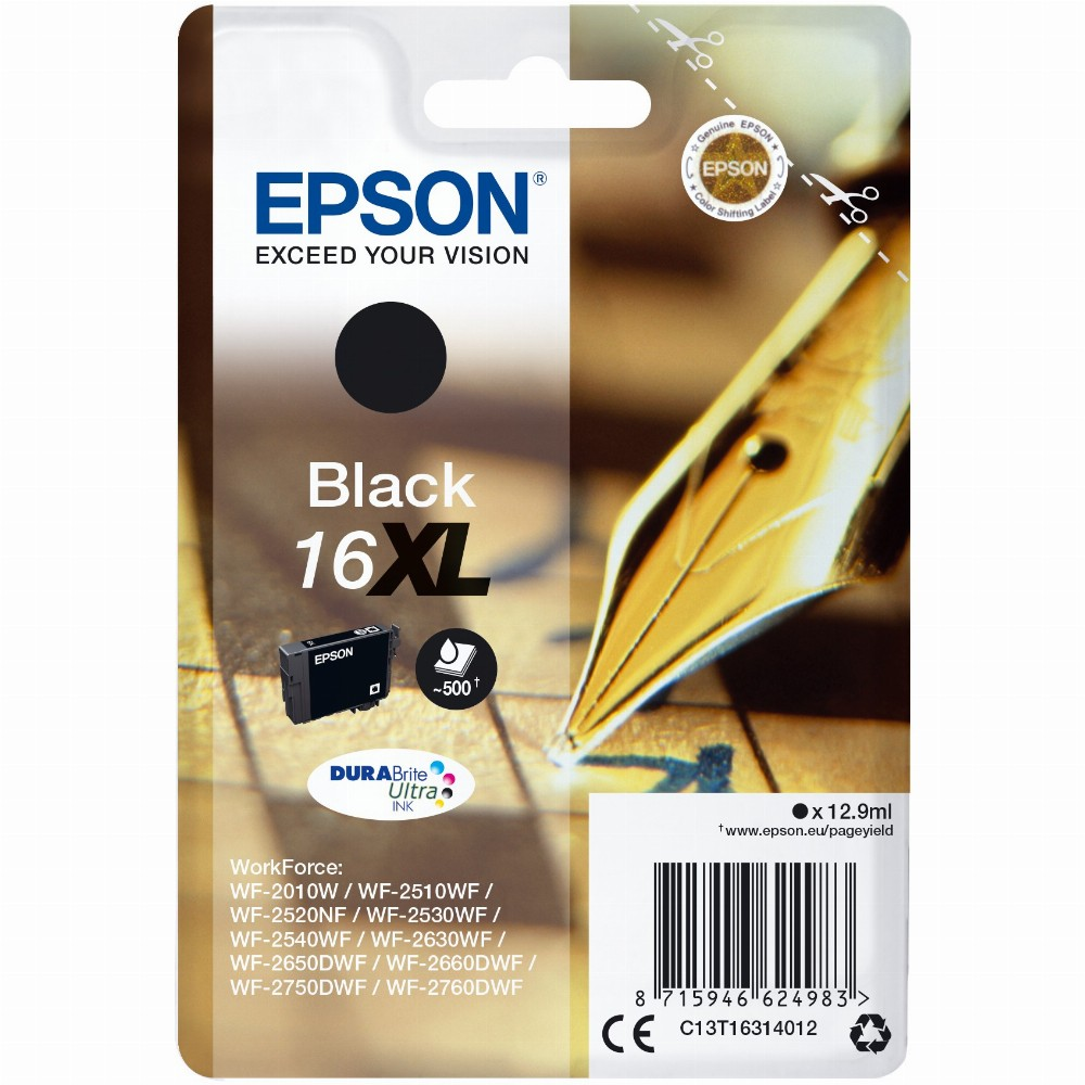 Epson Pen and crossword C13T16314012 tintapatron 1 dB Eredeti Nagy (XL) kapacitású Fekete (C13T16314012)-0