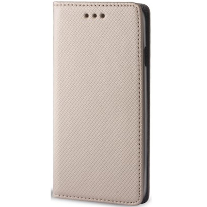LG K52 / K62, Oldalra nyíló tok, stand, Smart Magnet, arany (97574)-0