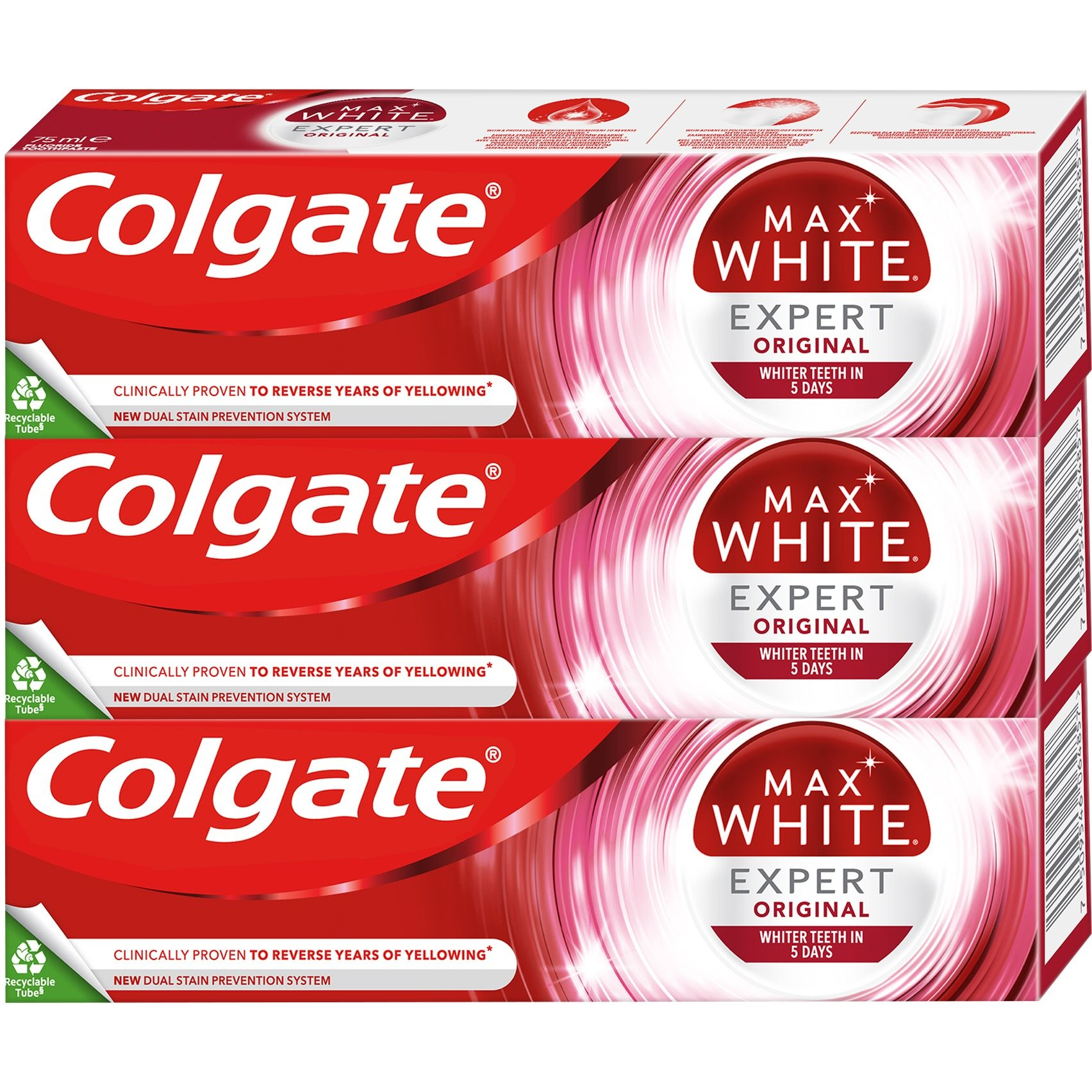 COLGATE Max White Expert Original 3 × 75 ml (8590232000739)-0