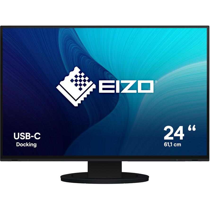 EIZO FlexScan EV2485-BK LED display 61,2 cm (24.1") 1920 x 1200 pixelek WUXGA Fekete (EV2485-BK)-0