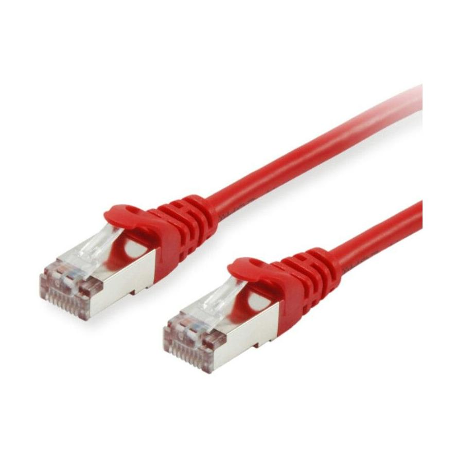 Equip Patchkabel Cat6 S/FTP 2xRJ45 0.15m rot (615521)-0