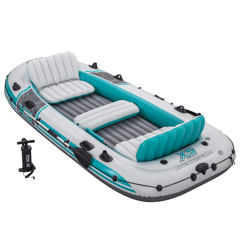 Bestway Barcă gonflabilă Gri și alb 3,64 x 1,66 m PVC