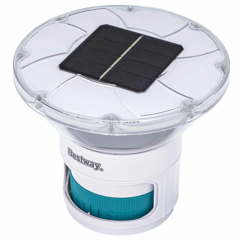 Bestway Lumină solară plutitoare cu benzi LED Alb Ø 7,6 cm PC și ABS