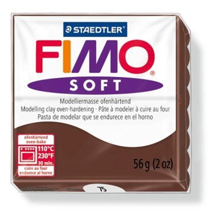 FIMO "Soft" gyurma 56g égethető csokoládé (8020-75) (8020-75)-0