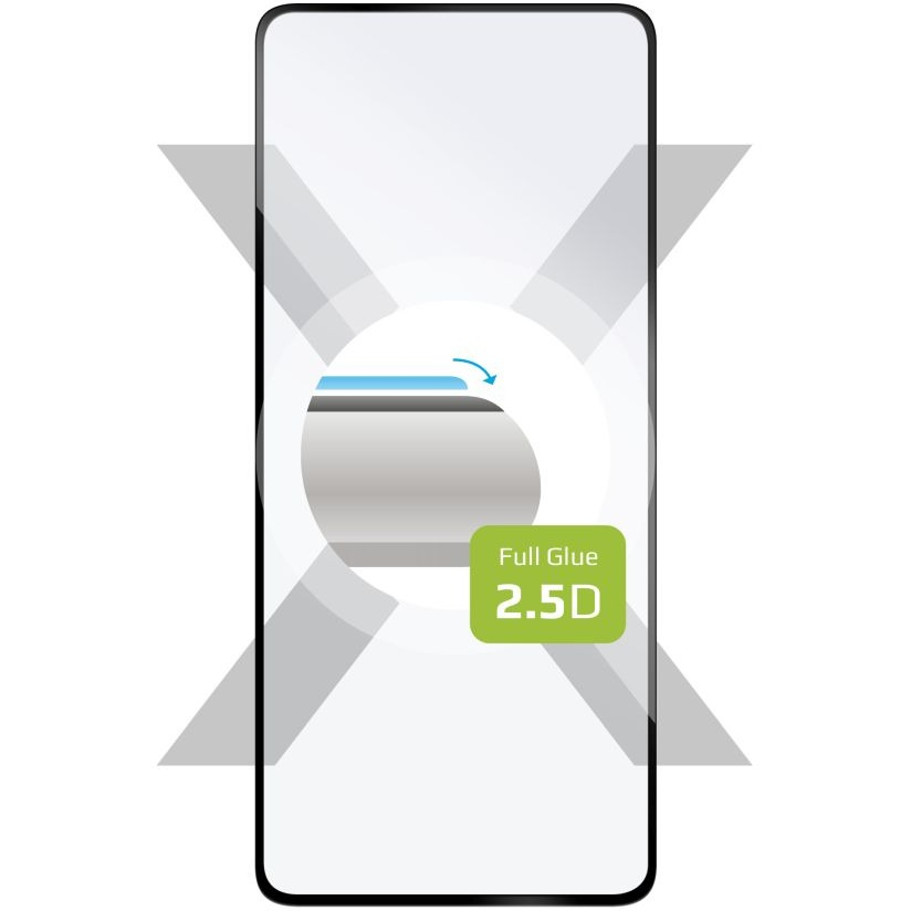 FIXED FullGlue-Cover Tecno Spark 20C üvegfólia - fekete (FIXGFA-1280-BK)-0