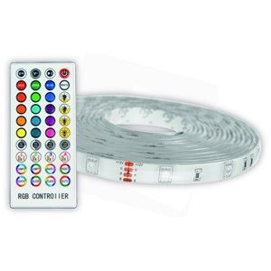Avide LED szalag 12V 22W RGB 2x5m TUYA Zene vezérlés + IR távirányító (ALSB5050RGBMU40-10M) (ALSB5050RGBMU40-10M)-0
