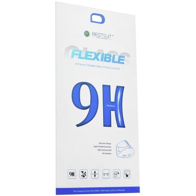 Oppo Reno6 5G, Kijelzővédő fólia, ütésálló fólia, Tempered Glass (edzett üveg), Nano Flexi Glass, Clear (122282)-0