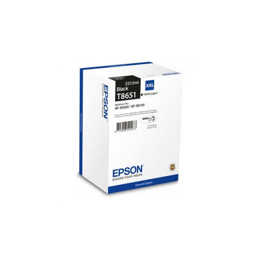 Epson T8651 fekete eredeti tintapatron (C13T865140)-0