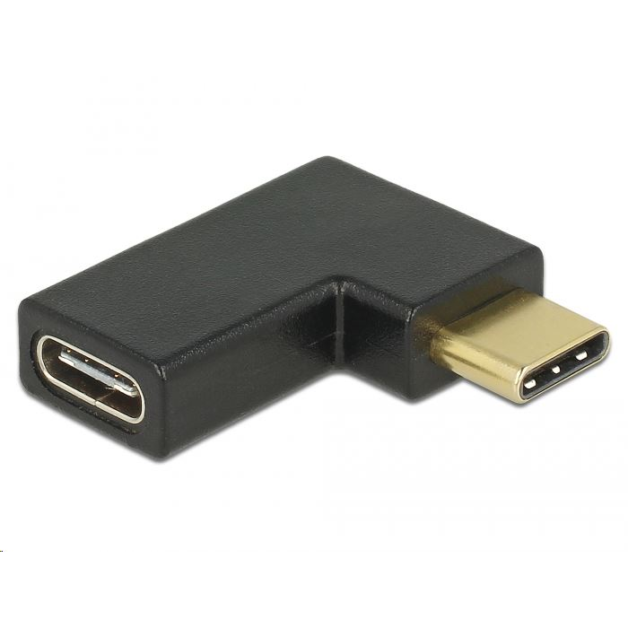 Delock 65915 USB 10 Gbps (USB 3.1 Gen 2) USB Type-C csatlakozó > csatlakozó ívelt, bal / jobb (65915)-0