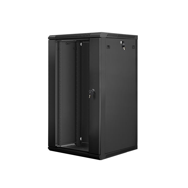 Lanberg 22U 19" fali rack szekrény 600x600mm fekete (WF01-6622-10B) (WF01-6622-10B)-0