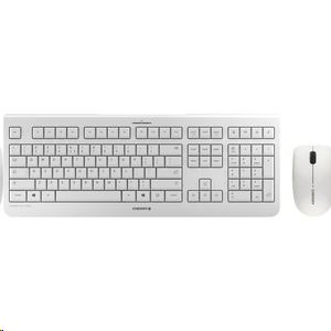 Cherry DW 3000 vezeték nélküli német billentyűzet + optikai egér világos szürke (JD-0710DE-0) (JD-0710DE-0)-0