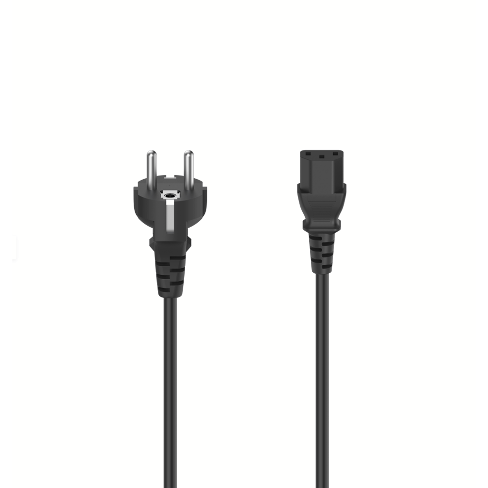 Hama 00200738 tápkábel Fekete 2,5 M C típusú hálózati csatlakozó C14 csatlakozó (200738)-0