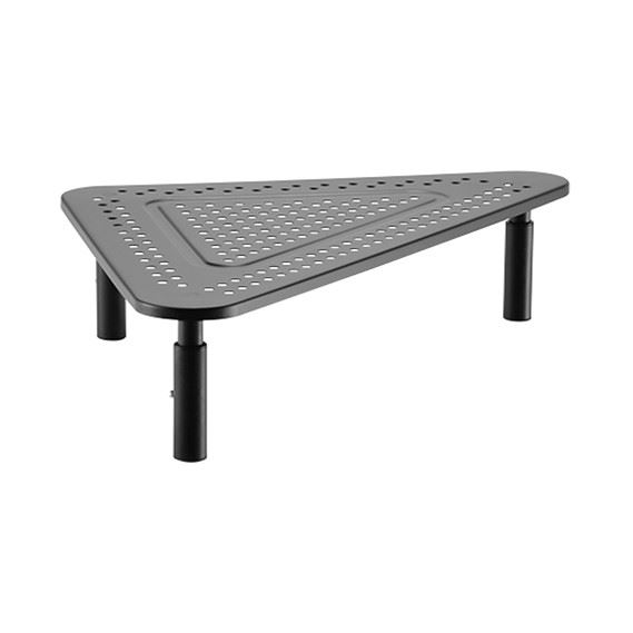 Gembird állítható magasságú fém monitor állvány, háromszög alakú fekete (MS-TABLE-02) (MS-TABLE-02)-0