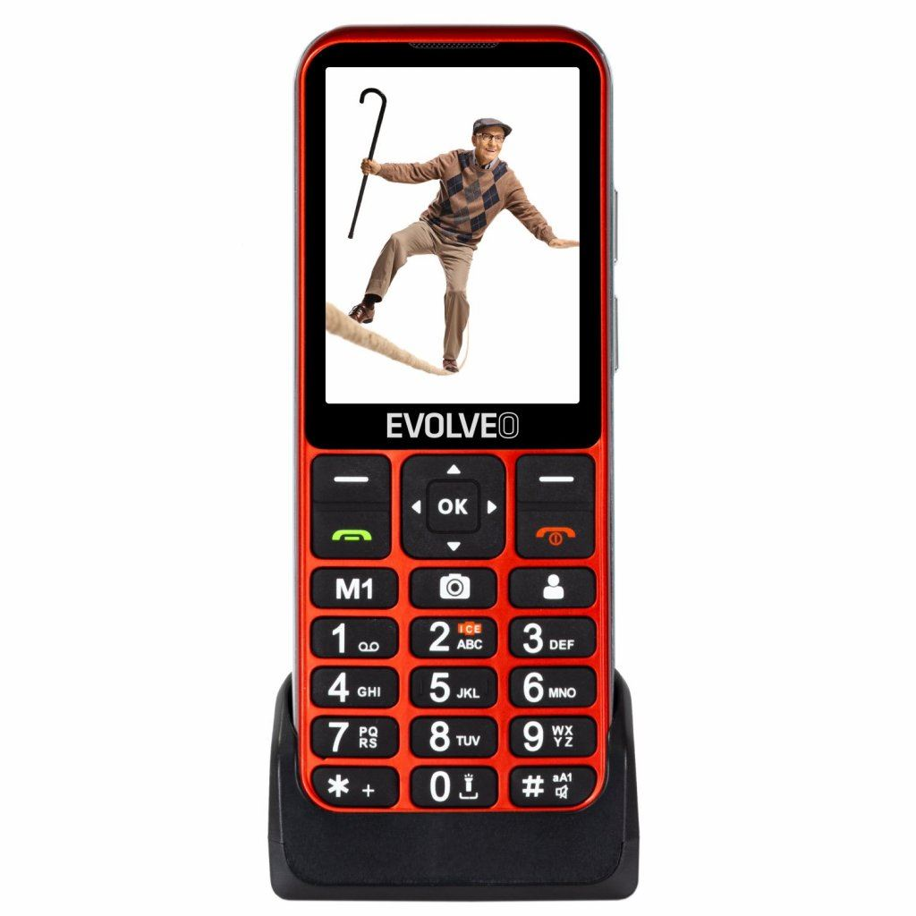 Evolveo EasyPhone LT mobiltelefon piros (EP-880-LTR) (EP-880-LTR)-0