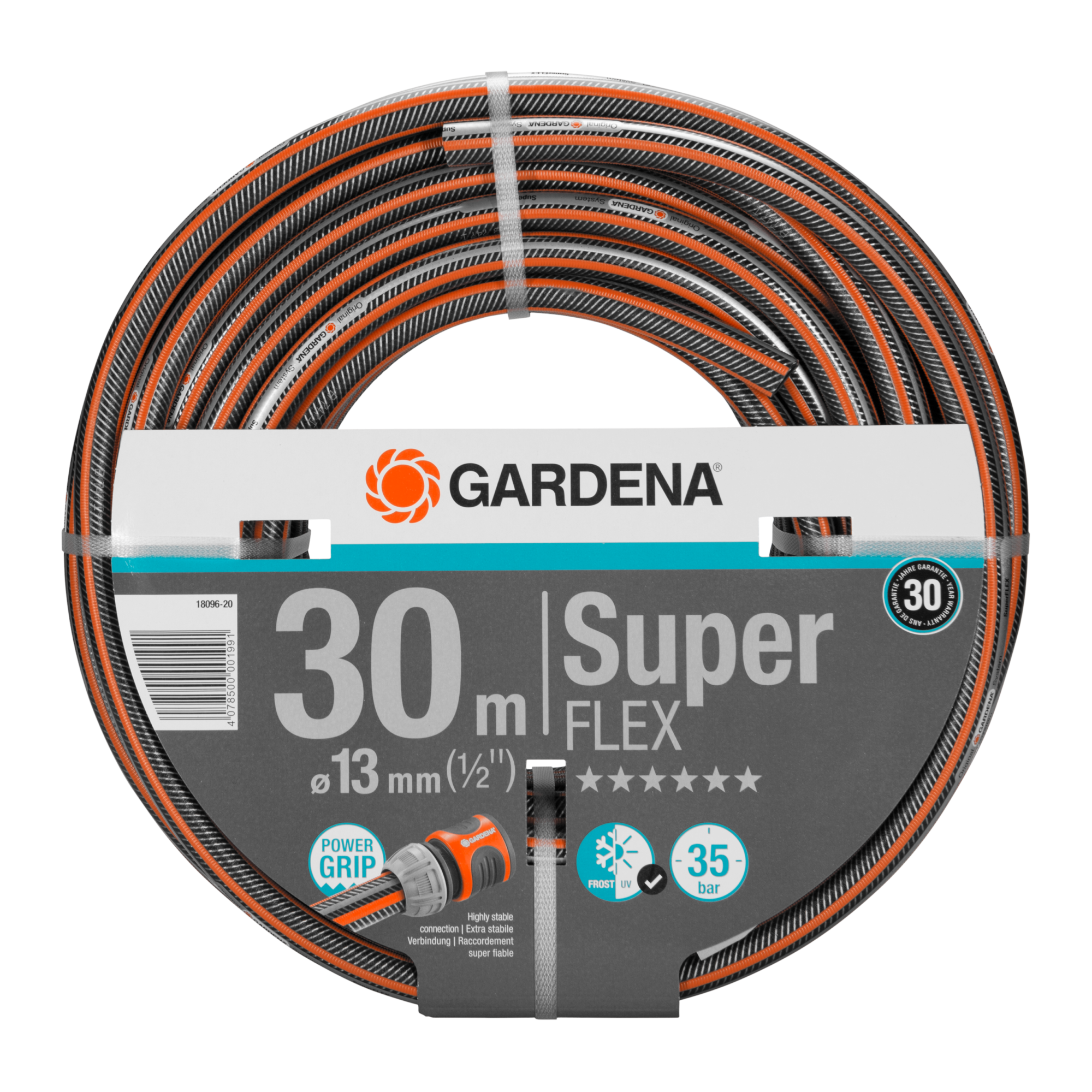 Gardena 18096-20 Premium SuperFLEX Locsolótömlő (13mm, 1/2") - 30 méter (18096-20)-0