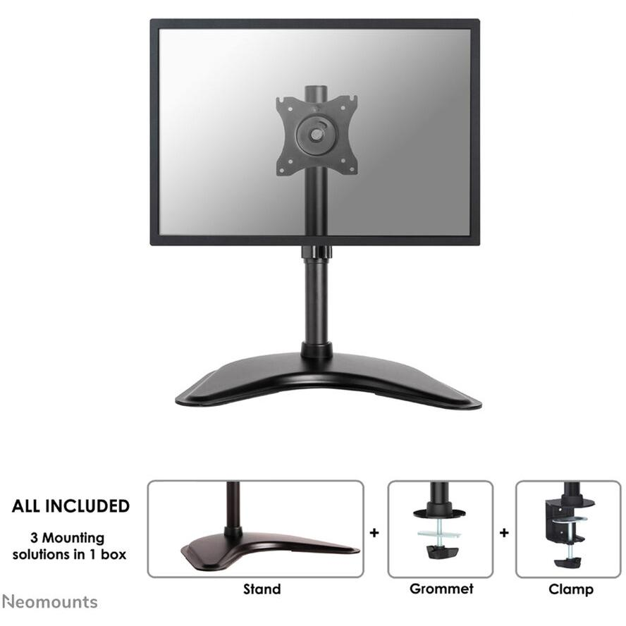 Neomounts NM-D335BLACK asztali TV konzol 76,2 cm (30") Fekete (NM-D335BLACK)-0