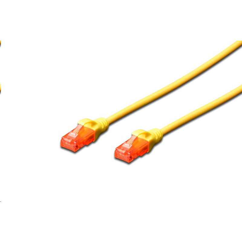 Digitus DK-1612-020/Y U/UTP patch kábel CAT6 2m sárga (DK-1612-020/Y)-0