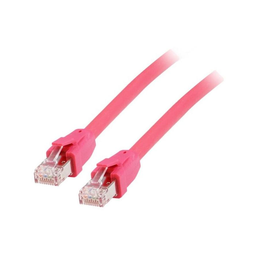 Equip Patchkabel Cat8.1 S/FTP 2xRJ45 1.00m rot LSZH (608020)-0