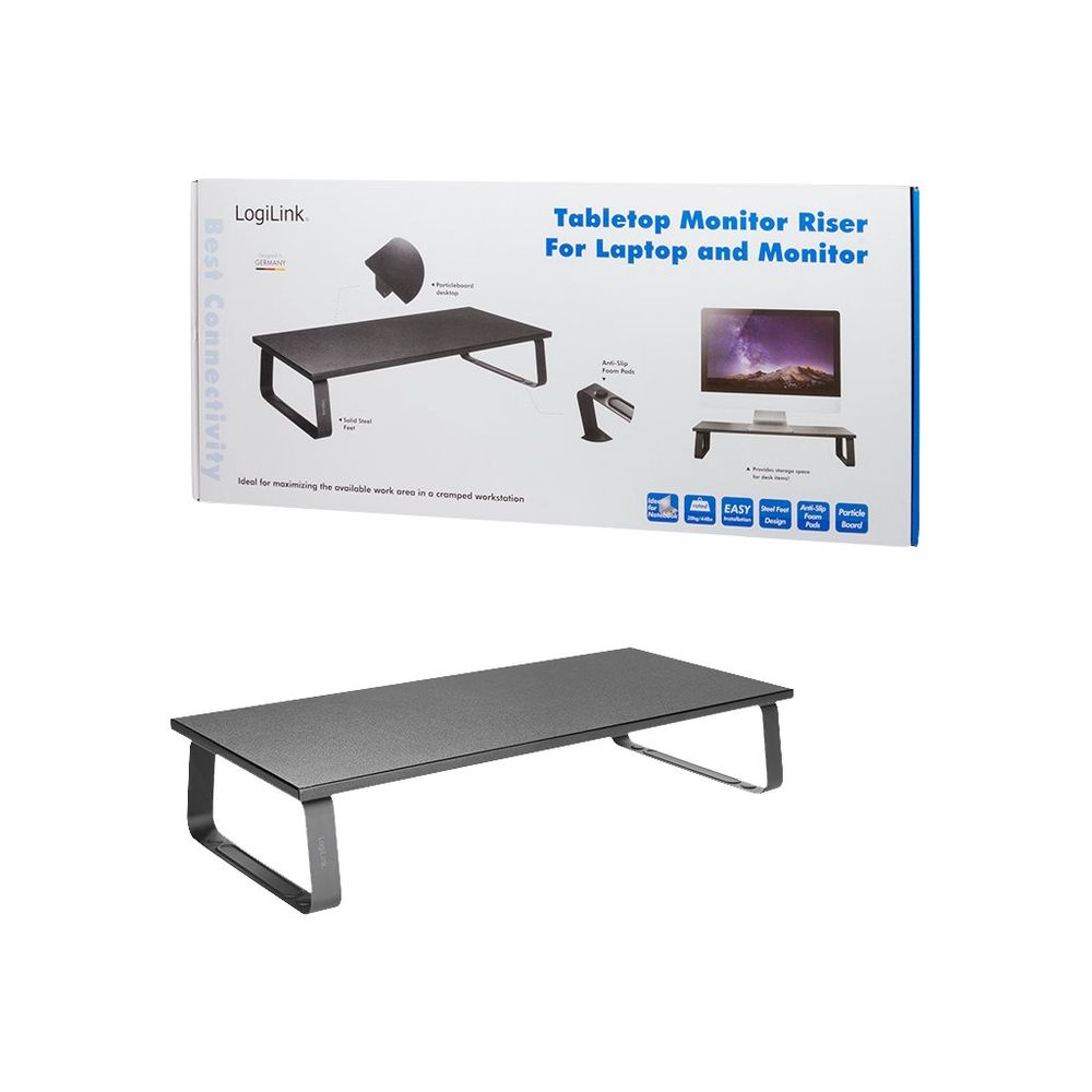 LogiLink monitor tartó pad 600mm max 20 kg (BP0065)-0