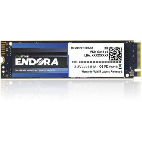 Mushkin 1TB Endora Gen4x4 NVMe PCIe M.2 SSD (MKNSSDED1TB-D8)-0