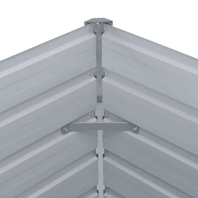Pat înalt straturi, 160x80x77, oțel galvanizat, gri