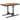 Set bistro cu perne, 3 piese, negru, poliratan