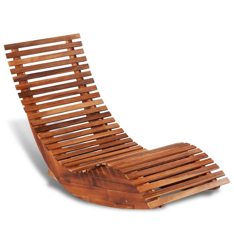 Șezlong balansoar, lemn de acacia