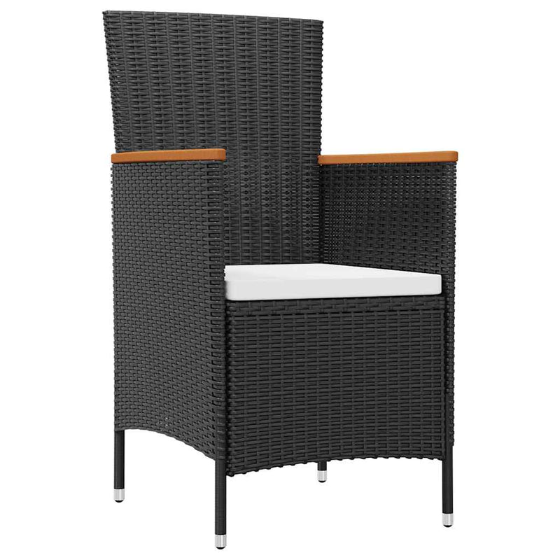 Set mobilier de exterior cu perne, 7 piese, poliratan