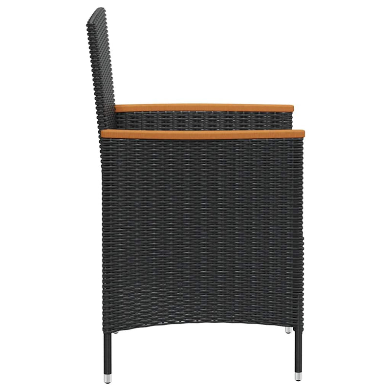 Set mobilier de exterior cu perne, 7 piese, poliratan