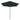 Umbrelă de soare cu stâlp de lemn 270 x 270 cm, verde