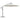 Umbrelă soare suspendată, iluminare LED, stâlp metalic 300 cm