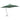 Umbrelă suspendată, stâlp de aluminiu, 300x300 cm, verde
