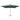 Umbrelă suspendată, stâlp de aluminiu, 300x300 cm, verde