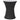 Set mobilier bistro cu perne, 3 piese, negru, poliratan