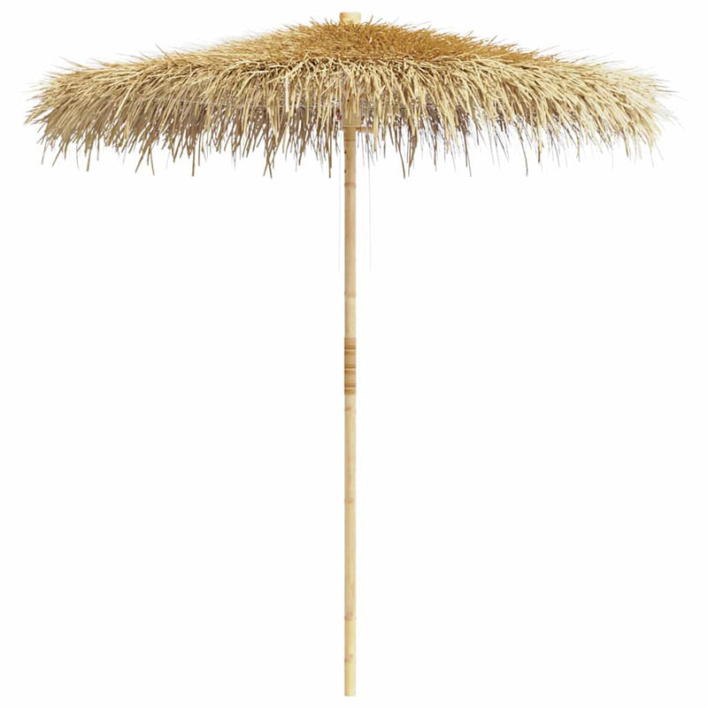 Umbrelă din bambus cu umbrar din frunze de bananier, 210 cm