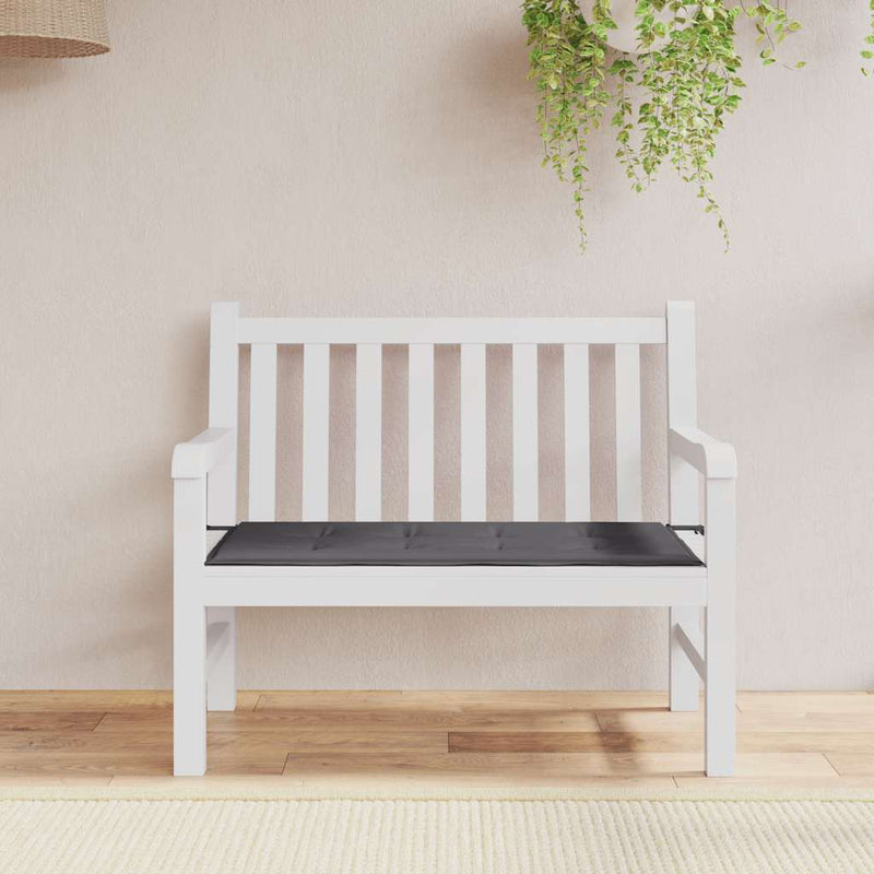 Pernă de bancă de grădină antracit 100x50x3 cm textil oxford