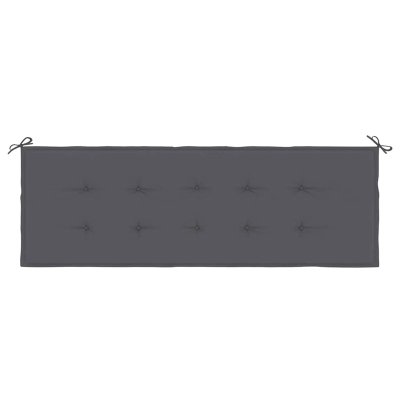 Pernă de bancă de grădină antracit 150x50x3 cm textil oxford