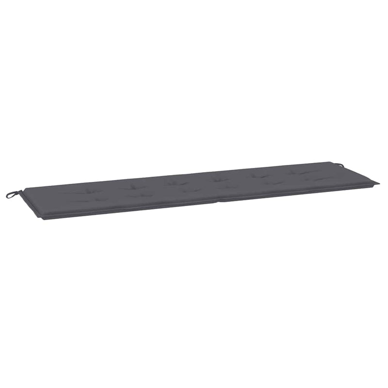Pernă de bancă de grădină antracit 180x50x3 cm textil oxford
