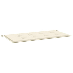 Pernă de bancă de grădină, crem, 120x50x3 cm, textil oxford